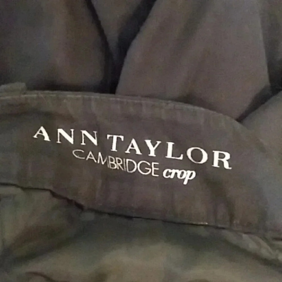 Ann Taylor Cambridge Crop Navy Blue Pants Trouser - Picture 5 of 6